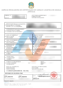 Angola CNCA / ARCCLA Example Document