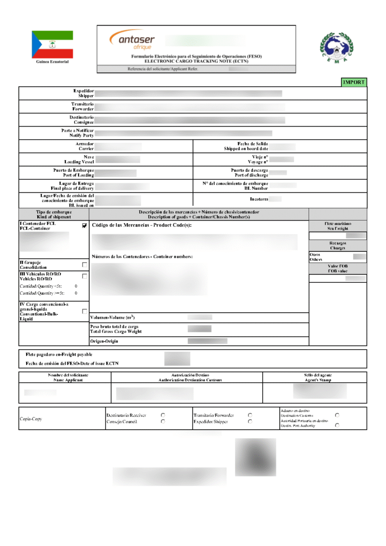 Equatorial Guinea ECTN Example