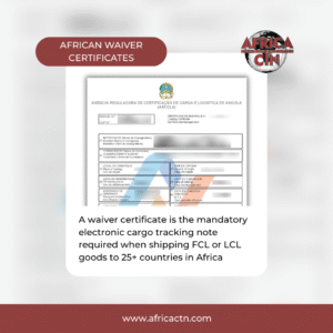 African Waiver Certificates