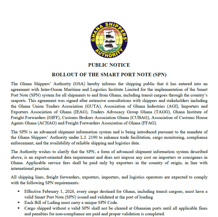 ghana spn certificate