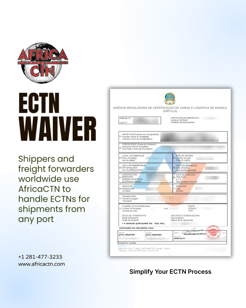 ECTN Waiver Certificate